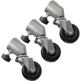Impact Caster Set for Light Stands with 25mm Tubular Leg Ends