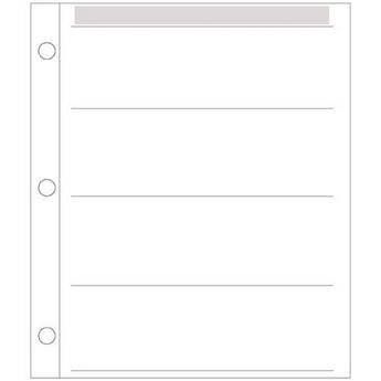 Savage Film-Vue Archival Storage Page for Negatives-120 - 25 Pack