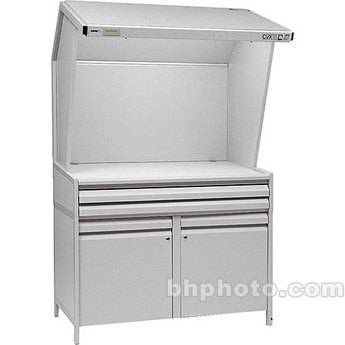 GTI CVX-1MSC2F Color Viewing Station with D50 Light Quality/Cabinet/Drawers