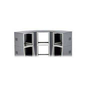 Winsted 3-Bay Cnr Cnsl with 14" Slope (Top Module Only) J8261 (Gray)