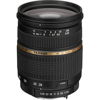 Tamron Zoom Wide Angle-Telephoto AF 28-75mm f/2.8 XR Di LD Aspherical (I AF09P700