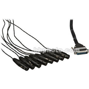 Apogee Electronics AD8-IFC - Cabo Breakout de DB-25 para 8 XLR F�mea