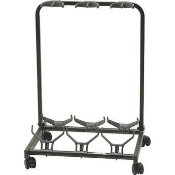 QuikLok 3-Slot Electric/Acoustic Guitar Stand