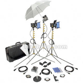 Lowel GO All Pro Three Light Kit, Hard Case (120-240VAC/12-30VDC)