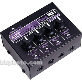 ART POWERMIX I 4-Channel Mixer