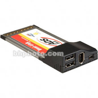 ADS Technologies Dual Link Cardbus - USB 2.0 & FireWire PCMCIA Card