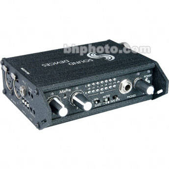 Sound Devices Mixpre - Mixer Port�til de 2 Canais em Campo para Microfone