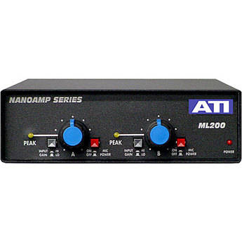 ATI - Audio Technologies, Inc ML200 - Dual Mic to Line Amplifier