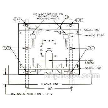 Premier Mounts Premier Mounts Clevis Mount for walls, ceilings, stands (model CTM-S3250)