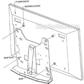Sony SPMTRIC Clear Design Plasma Table Top Stand