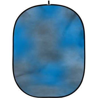 Botero #004 Collapsible Background (5x7') (Blue, Grey)