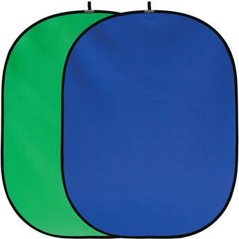 Botero #036 Collapsible Reversible Background - 5x7' - Chroma-Key Blue/Green