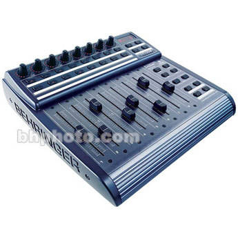 Behringer B-CONTROL FADER BCF2000 - USB/MIDI Controller Desk - (Black)