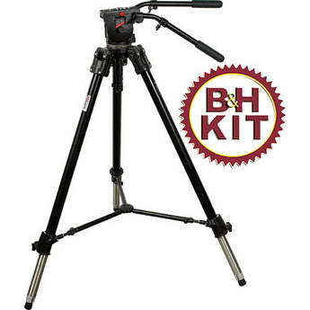 Manfrotto by Bogen Imaging 528XB HD Tripod Legs (Black) with 516 Fluid Head