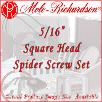 Mole-Richardson Square Head Spider Screw Set - 5/16"