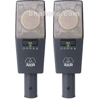 AKG C414B/XLSST Matched Pair Studio Microphones