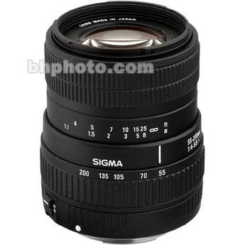 Sigma 55-200mm f/4-5.6 DC Lens for Sigma Digital SLR Camera