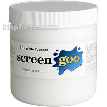Goo Systems CRT White Topcoat Acrylic Paint - 500ml