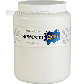 Goo Systems CRT White Topcoat Acrylic Paint - 1000ml