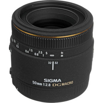 Sigma 50mm f/2.8 (D) EX DG Macro Autofocus Lens
