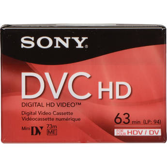 Sony DVM-63HD - Fita MiniDV de 63 Minutos