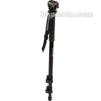 Manfrotto by Bogen Imaging 679B 3 Section Monopod (Black) with 234RC Head