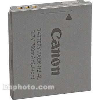 Canon NB-4L Lithium-Ion Battery (3.7v 760mAh)