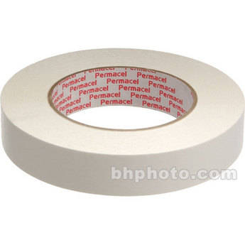 Permacel/Shurtape Paper Tape, White - 1" x 60 Yds