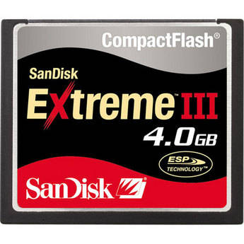 SanDisk 4GB Extreme III CompactFlash Card