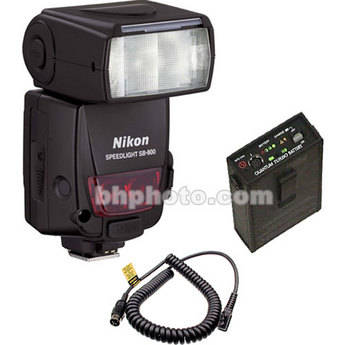 Nikon SB-800 Speedlight with Quantum Turbo Battery