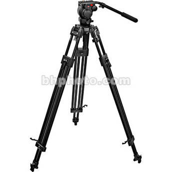 Manfrotto by Bogen Imaging 3193 Tripod Legs (Black) with 519 Fluid Head