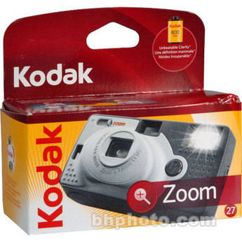 Kodak Zoom One-Time-Use Disposable Camera (ISO-800) with Flash