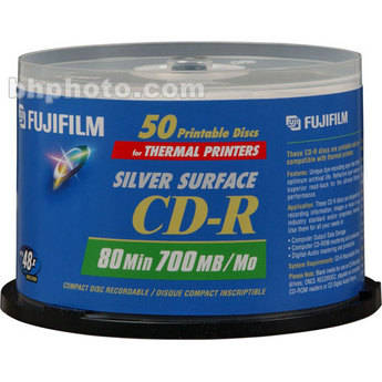 Fujifilm Disco CD-R Prata p/ T�rmica (50)






