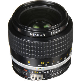 Nikon Wide Angle 35mm f/1.4 AIS Manual Focus Lens