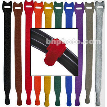 Rip-Tie Lite 1/2 x 12" Light-duty Strap (Pack of 10) (Rainbow)    