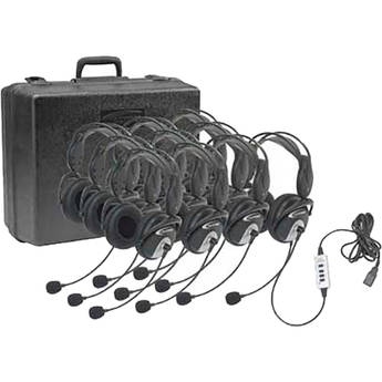 Califone 4100-10 USB HEADSET KIT w/CARRY CASE