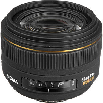 Sigma Lente Autofoco 30mm f/1.4 EX DC HSM para Digitais da Nikon