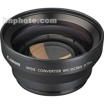 Canon WC-DC58A - Lente Conversora Grande Angular 0.75x 