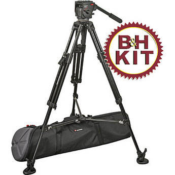 Manfrotto by Bogen Imaging 351MVB2 Tripod Legs with 3460 (503) Fluid Head & Case