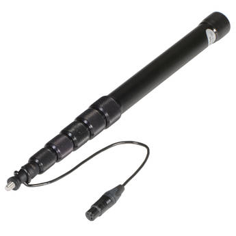 K-Tek KE-79CC Traveler Avalon Series Aluminum Boompole with Internal  Coiled XLR Cable