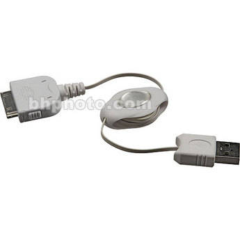 GGI IW-03 Retractable USB 2.0 Sync and Charge  Cable for iPod