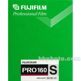 Fujifilm Pro 160S 4x5" Professional Color Negative (Print) Film