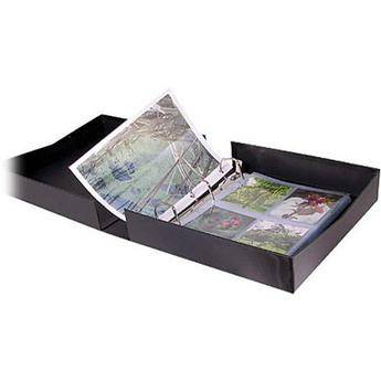 Archival Methods RingFolio Binder Box with 1.5" "D" Rings" - Black