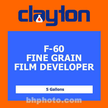 Clayton F60 Fine Grain Film Developer Liquid - 5 Gal