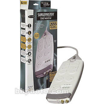 Belkin F9M923-08 9-Outlet Maximum Series Surge Protector - Phone, DSL/DSS, 8'