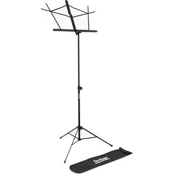 On-Stage SM7122BB  Compact Sheet Music Stand with Bag (Black)