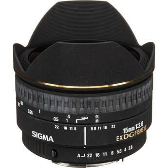 Sigma 15mm f/2.8 EX DG Diagonal Fisheye Autofocus Lens for Pentax AF