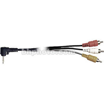 Hosa Technology Mini AV (Camcorder) to 3 RCA Composite Cable - 3'