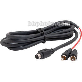 Hosa Technology S-Video to 2x RCA Male Video Cable - 6'