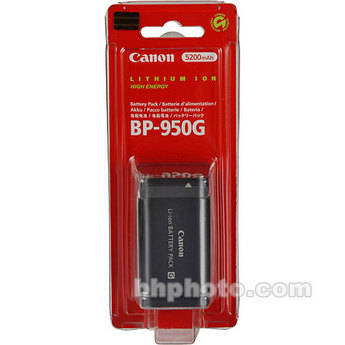 Canon BP-950G Battery Pack - 7.2V, 5200mAh
